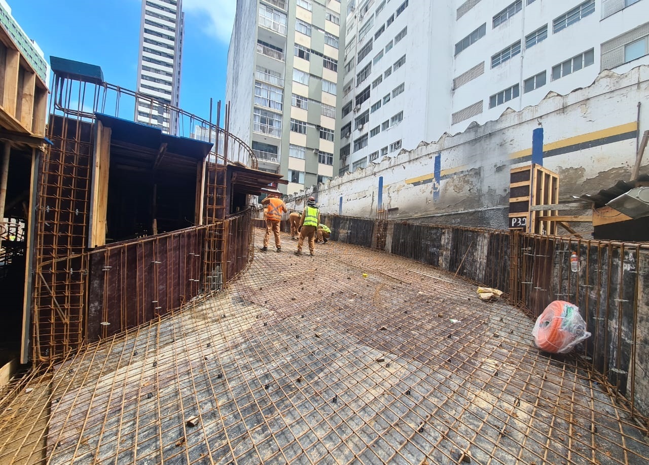 Armação da rampa